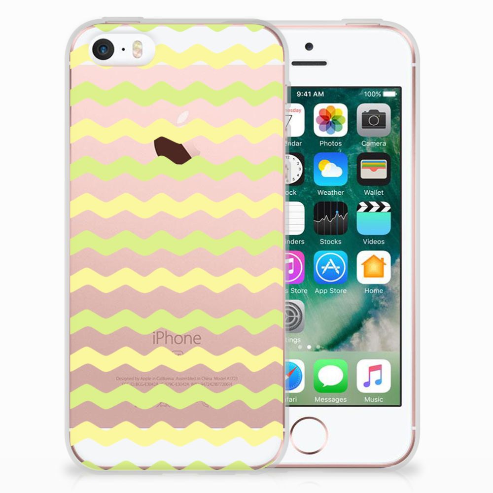 Apple iPhone SE | 5S TPU bumper Waves Yellow