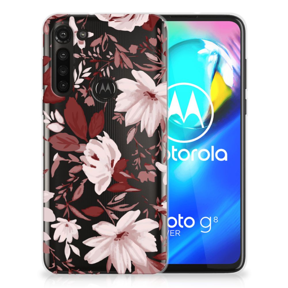 Hoesje maken Motorola Moto G8 Power Watercolor Flowers