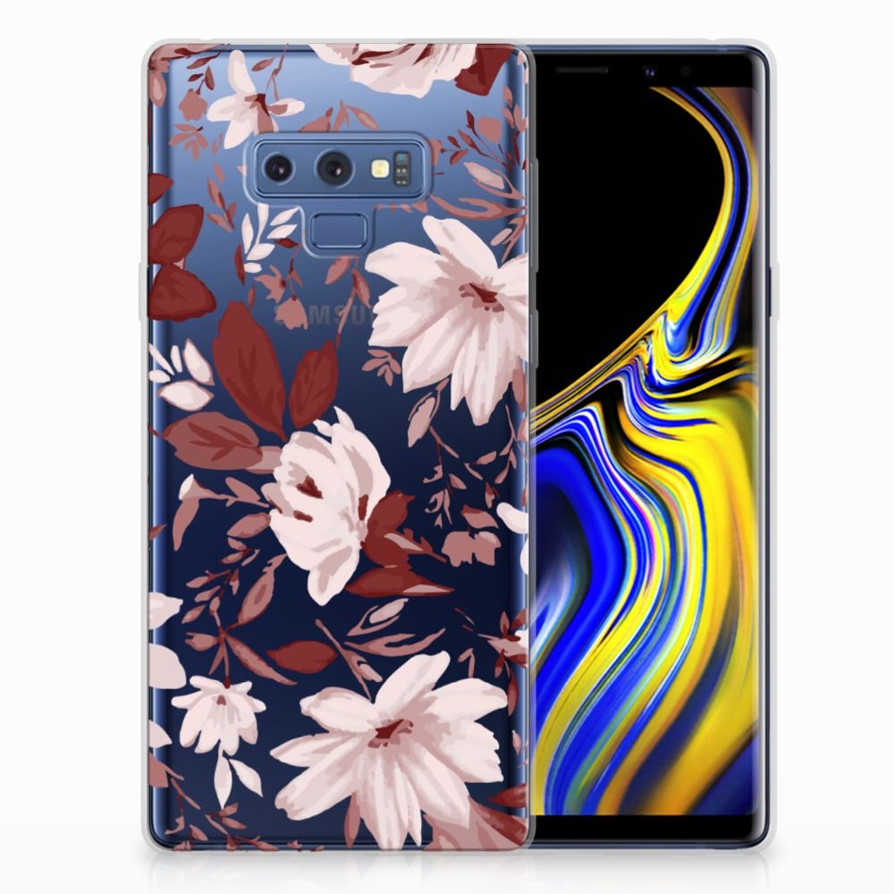 Hoesje maken Samsung Galaxy Note 9 Watercolor Flowers