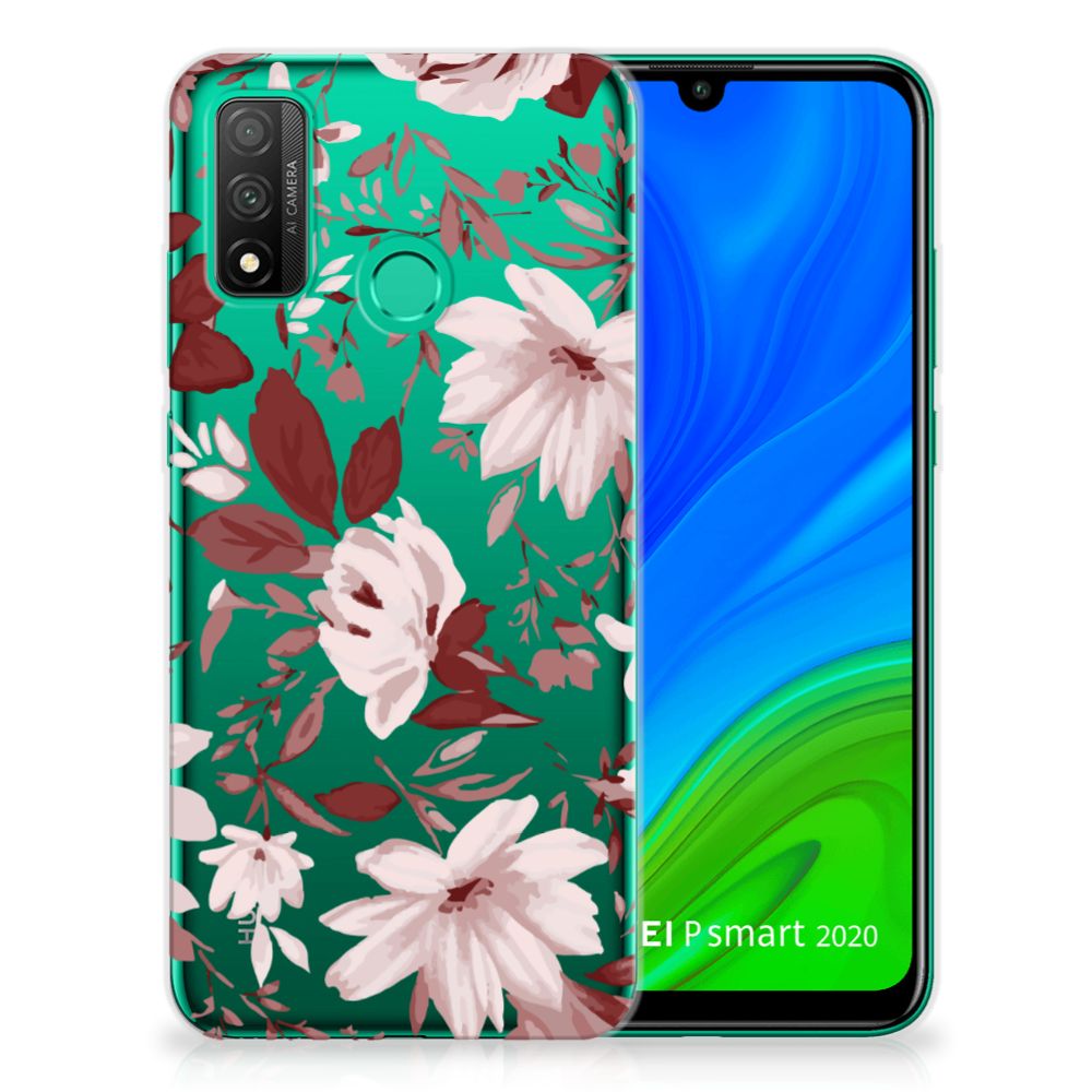 Hoesje maken Huawei P Smart 2020 Watercolor Flowers