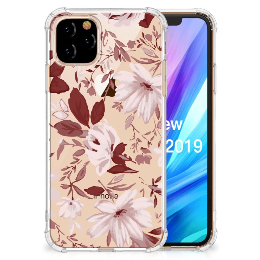 Back Cover Apple iPhone 11 Pro Watercolor Flowers