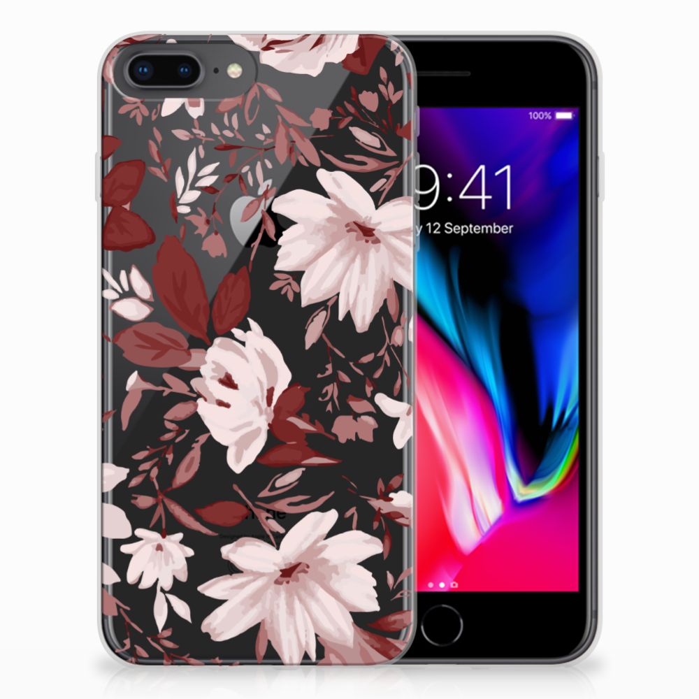 Hoesje maken Apple iPhone 7 Plus | 8 Plus Watercolor Flowers