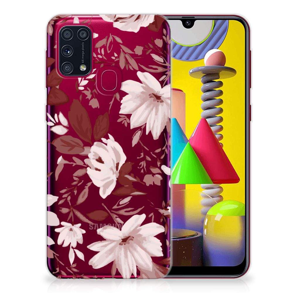 Hoesje maken Samsung Galaxy M31 Watercolor Flowers