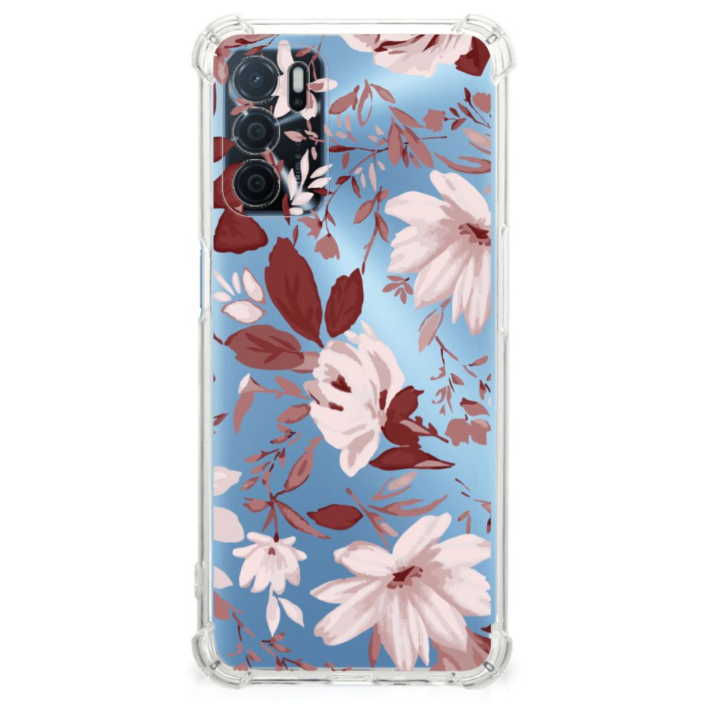 Back Cover OPPO A16 | A16s | A54s Watercolor Flowers