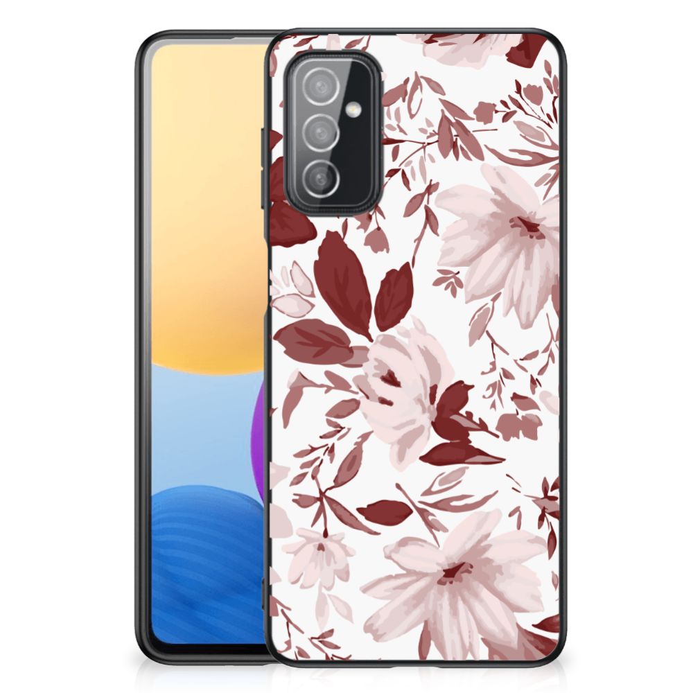 Kleurrijke Telefoonhoesje Samsung Galaxy M52 Watercolor Flowers