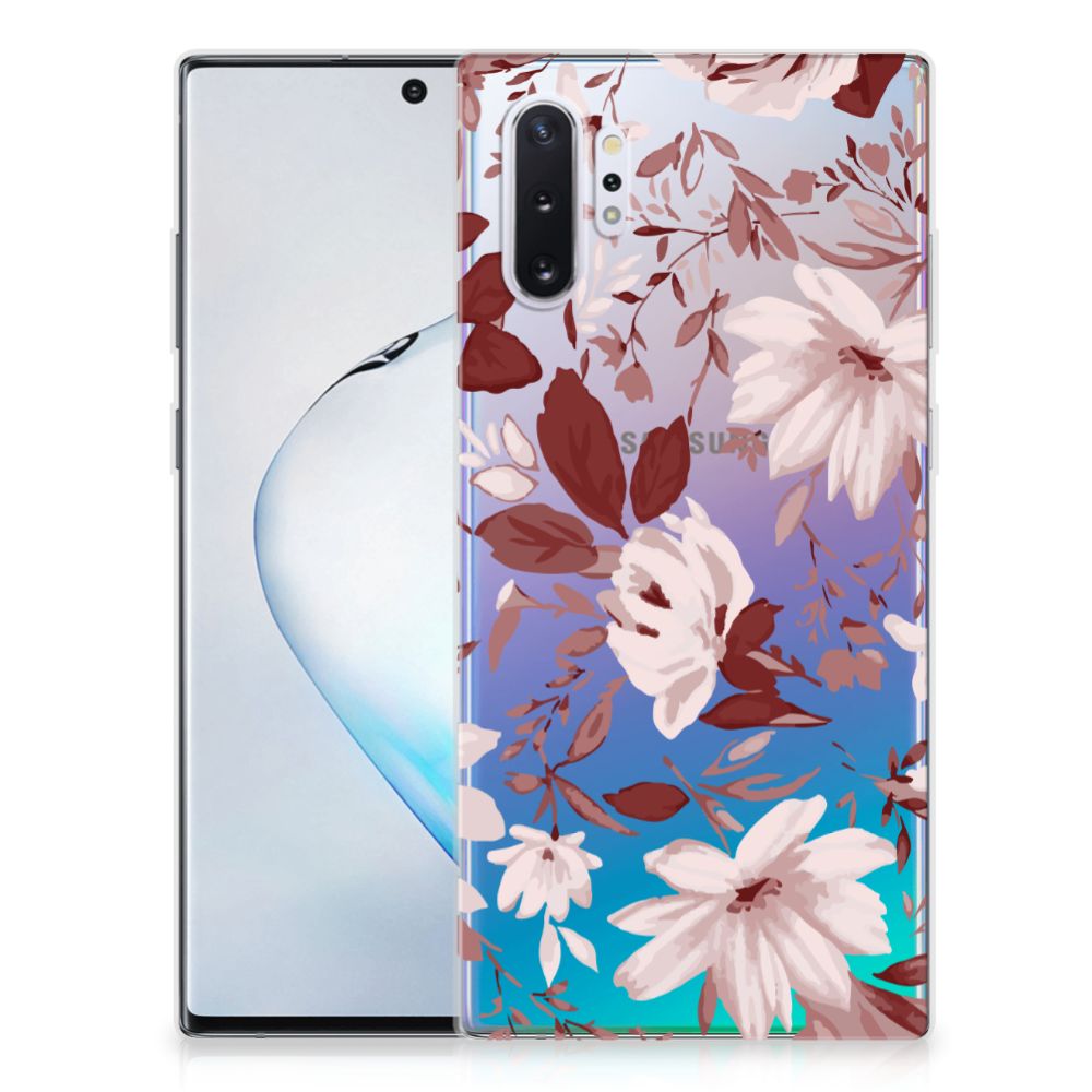 Hoesje maken Samsung Galaxy Note 10 Plus Watercolor Flowers