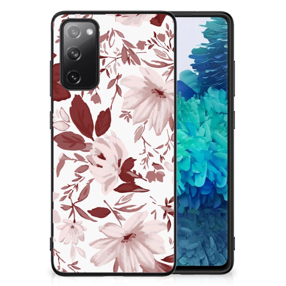 Kleurrijke Telefoonhoesje Samsung Galaxy S20 FE Watercolor Flowers
