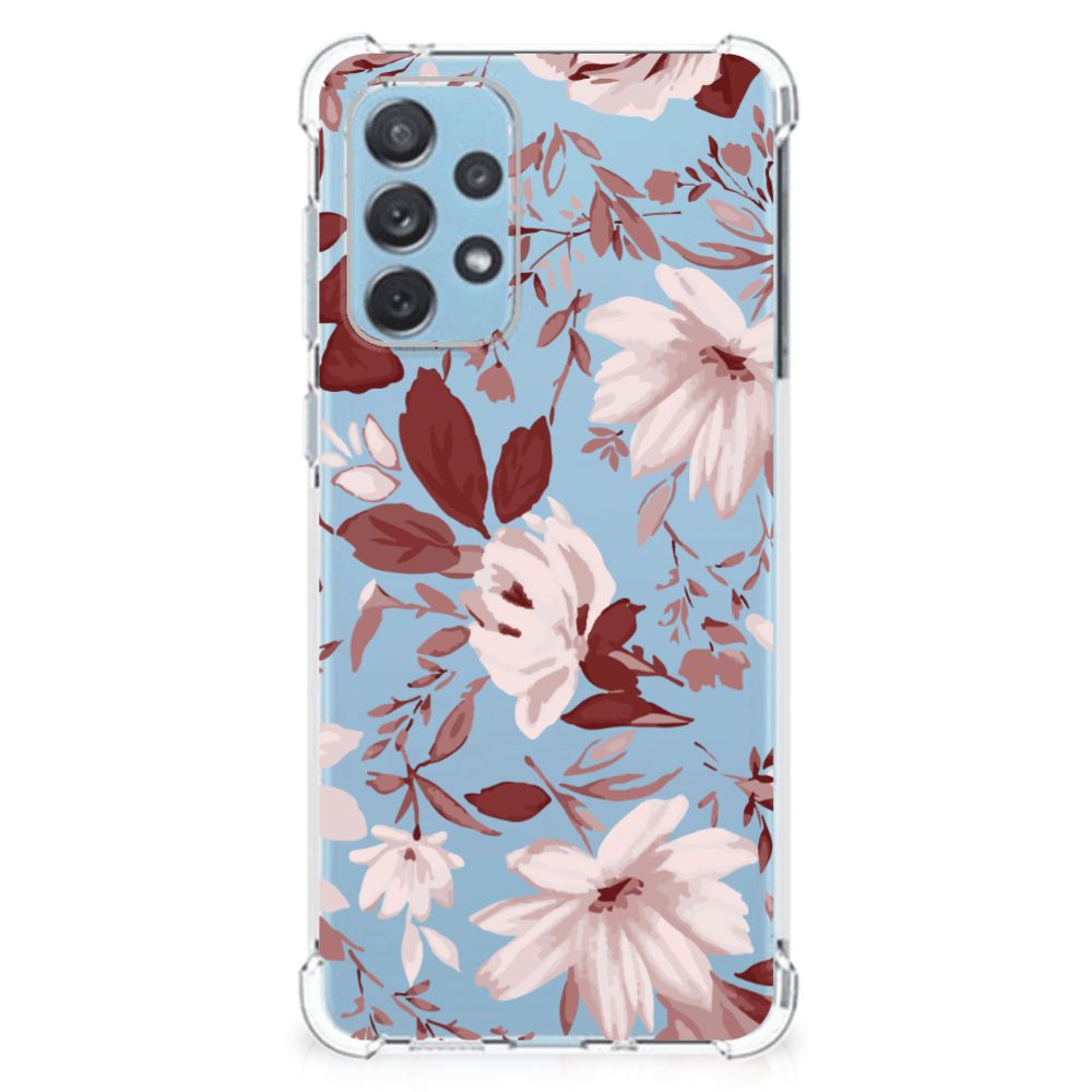 Back Cover Samsung Galaxy A73 Watercolor Flowers