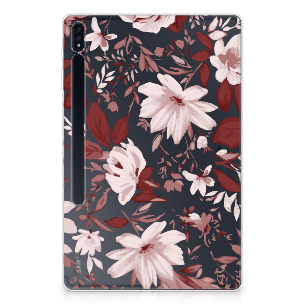 Tablethoes Samsung Galaxy Tab S7 Plus | S8 Plus Watercolor Flowers