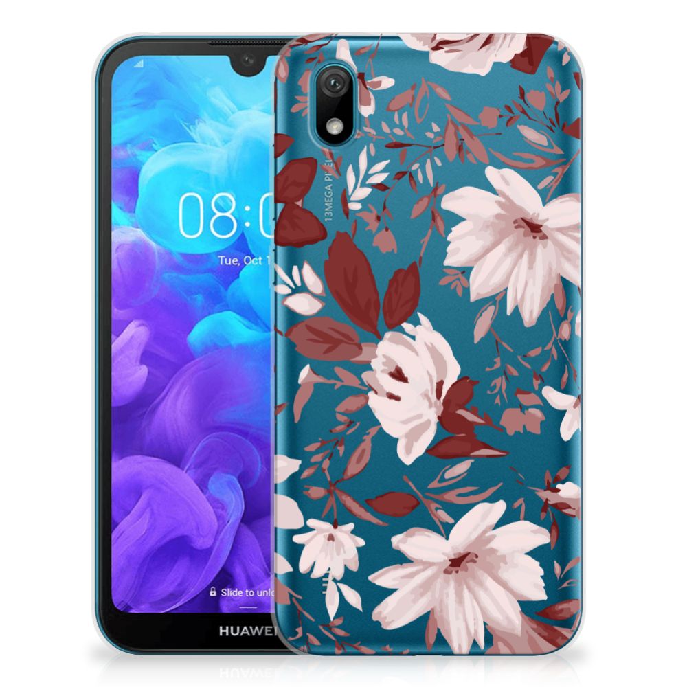 Hoesje maken Huawei Y5 (2019) Watercolor Flowers