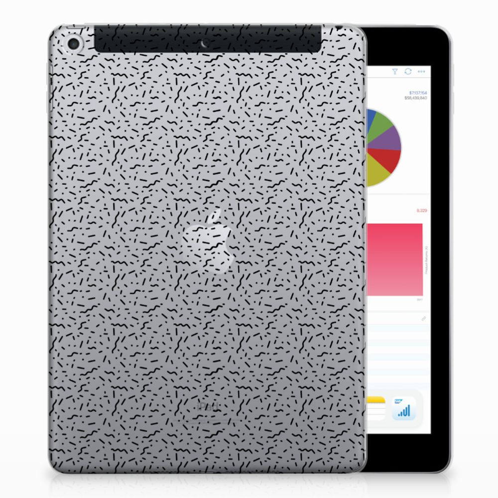 Apple iPad 9.7 2018 | 2017 Uniek Tablethoesje Stripes Dots