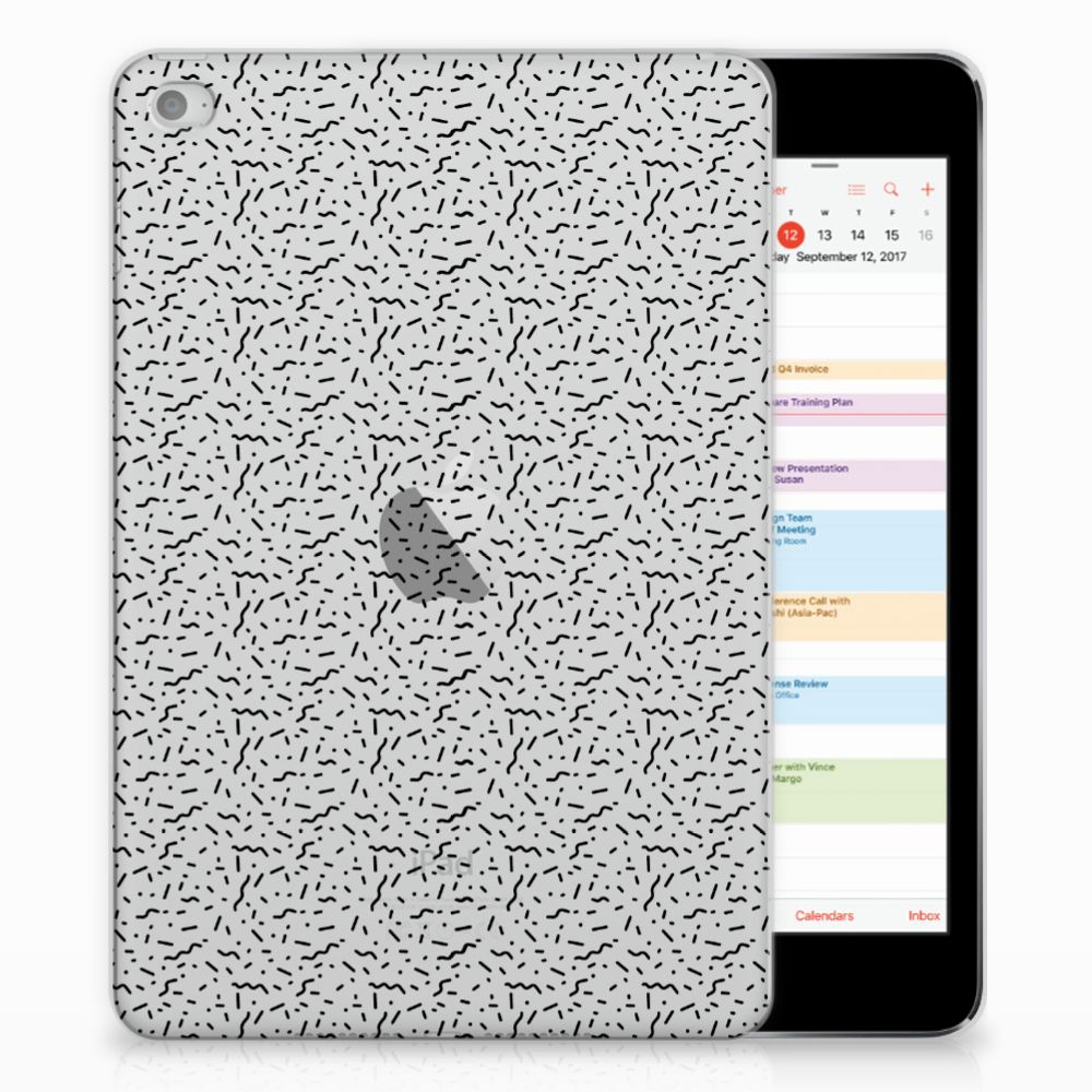 Apple iPad Mini 4 Uniek Tablethoesje Stripes Dots
