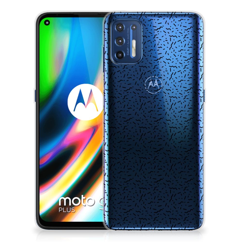 Motorola Moto G9 Plus TPU bumper Stripes Dots