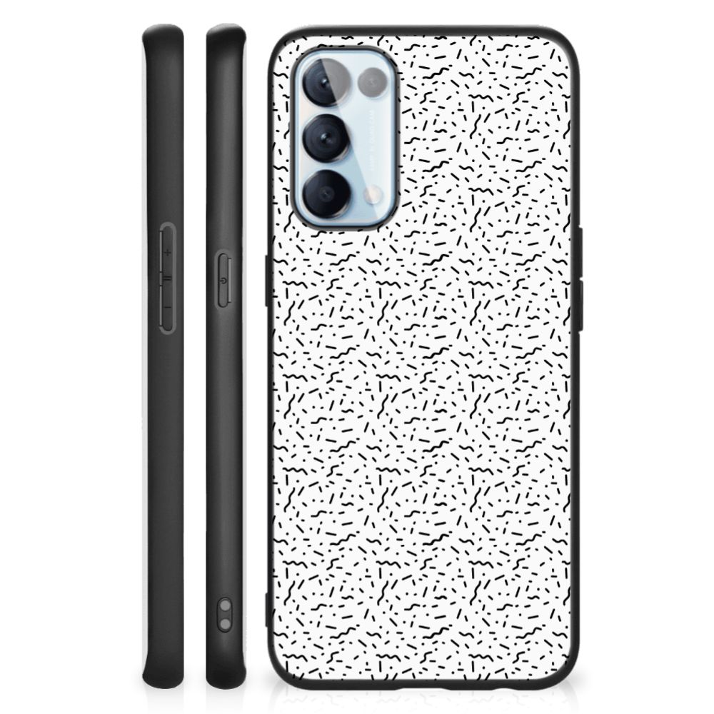 OPPO Reno5 5G | Find X3 Lite Back Case Stripes Dots
