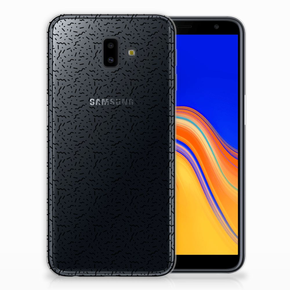 Samsung Galaxy J6 Plus (2018) TPU bumper Stripes Dots