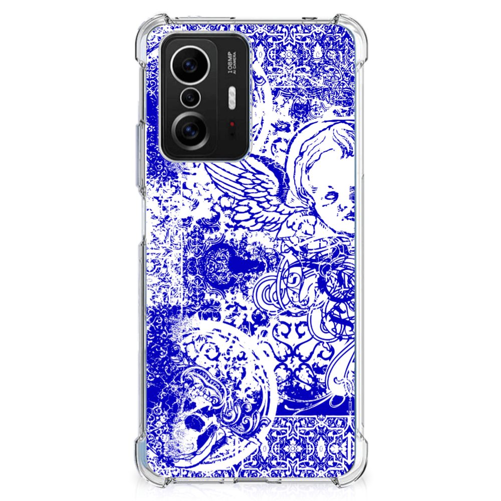 Extreme Case Xiaomi 11T | 11T Pro Angel Skull Blauw