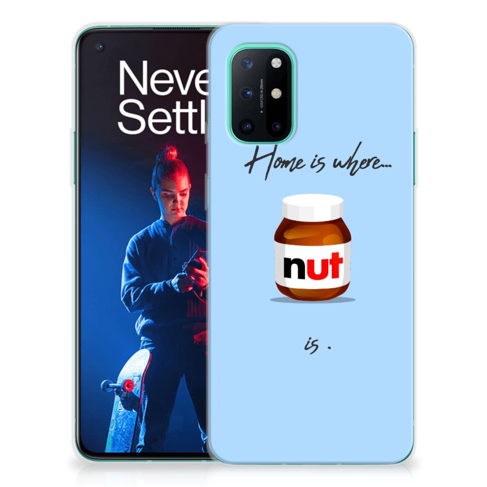 OnePlus 8T Siliconen Case Nut Home