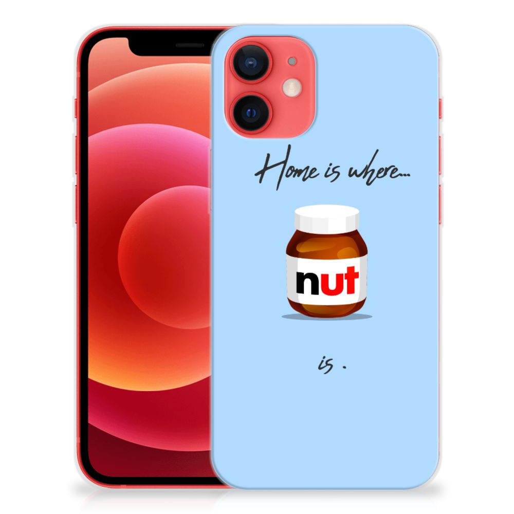 iPhone 12 Mini Siliconen Case Nut Home