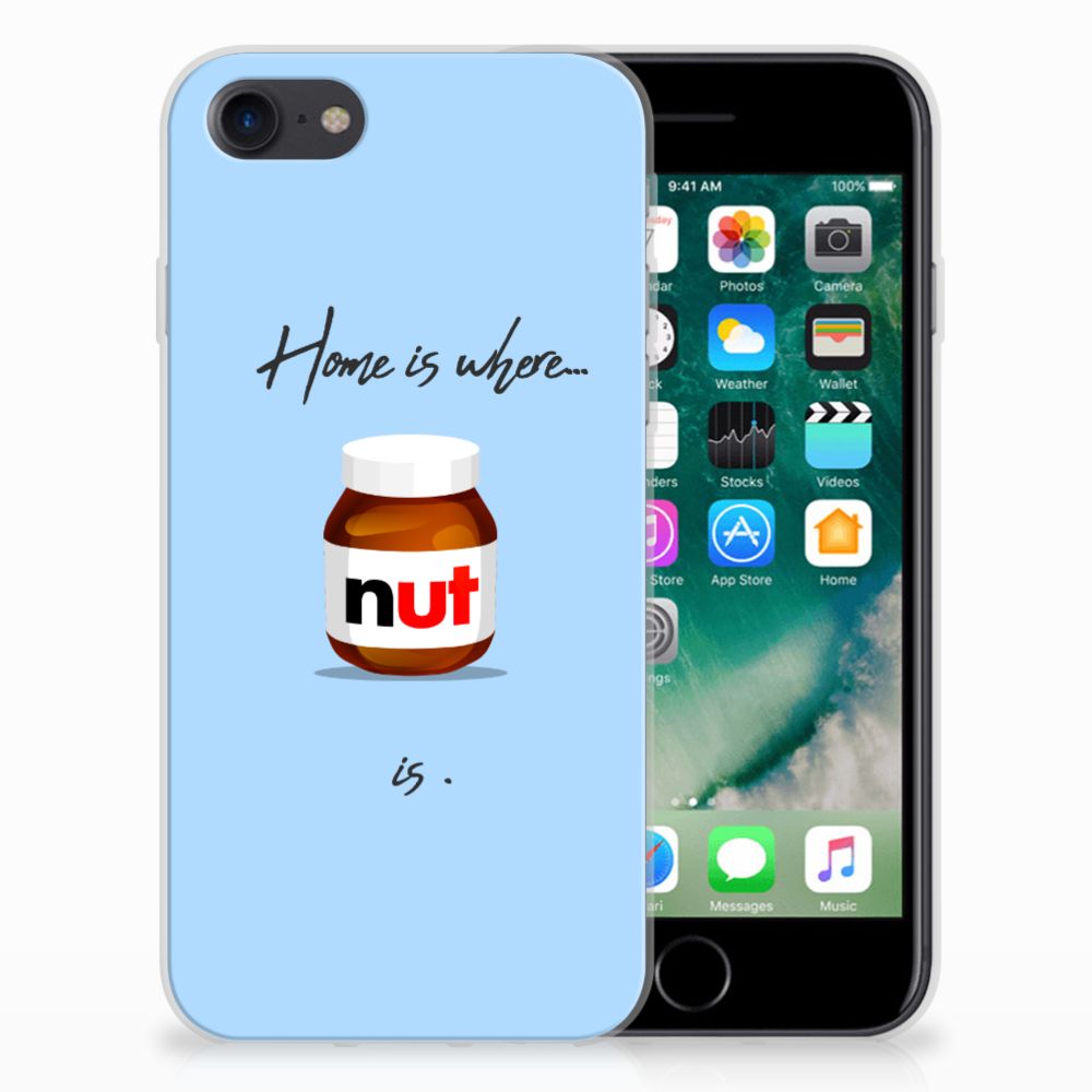 iPhone SE 2022 | SE 2020 | 8 | 7 Siliconen Case Nut Home