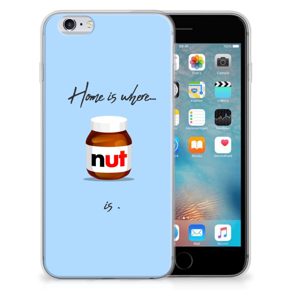 Apple iPhone 6 | 6s Siliconen Case Nut Home
