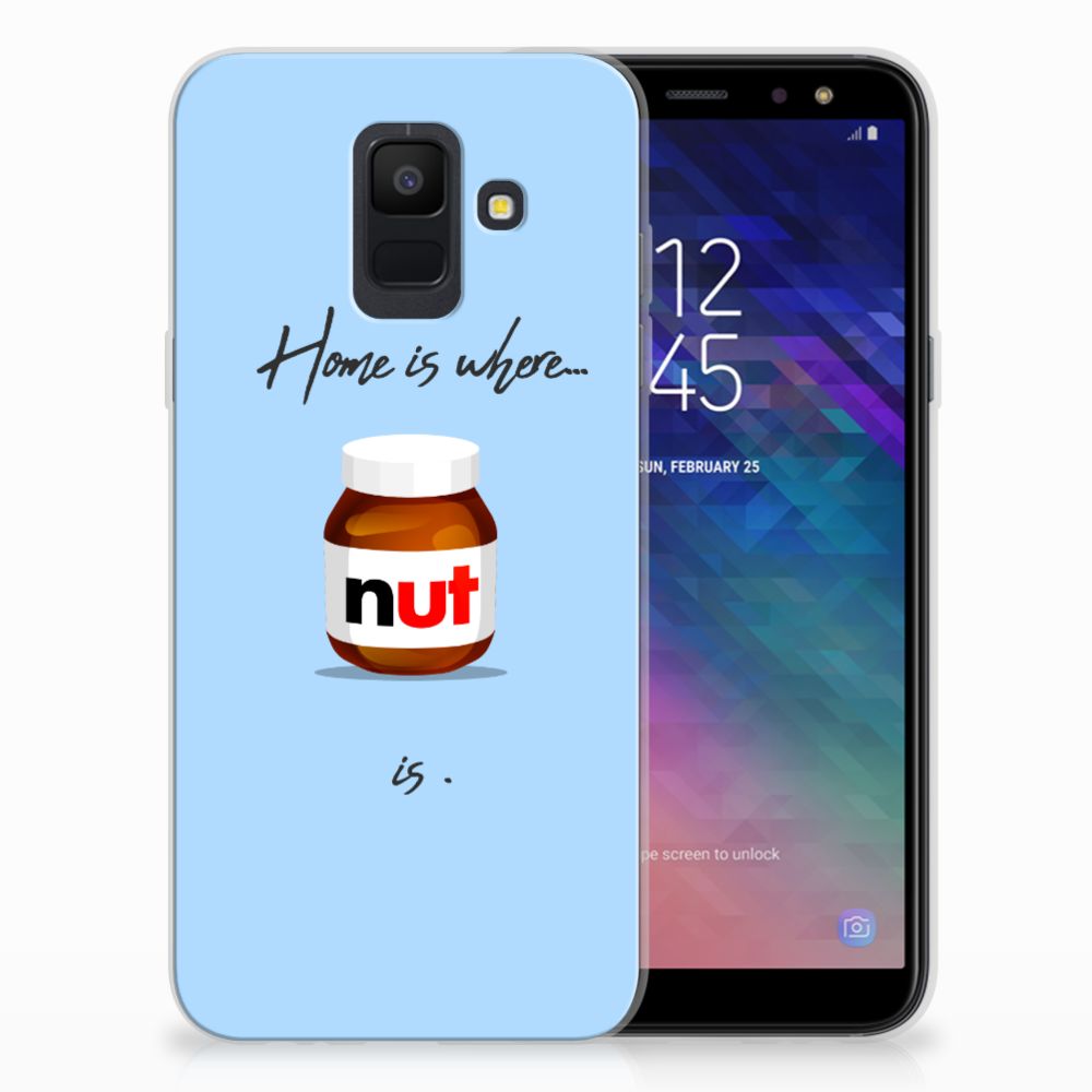 Samsung Galaxy A6 (2018) Siliconen Case Nut Home