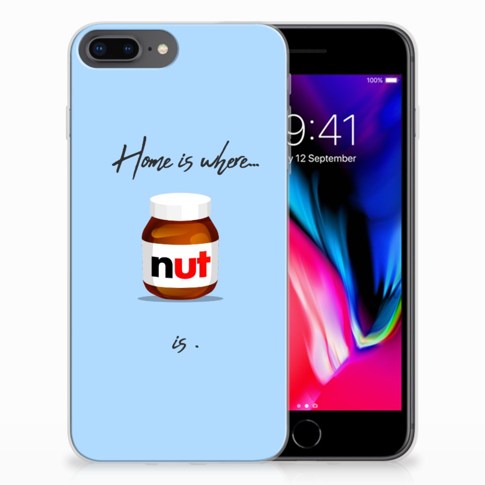 Apple iPhone 7 Plus | 8 Plus Siliconen Case Nut Home