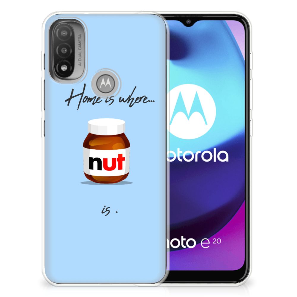 Motorola Moto E20 | E40 Siliconen Case Nut Home