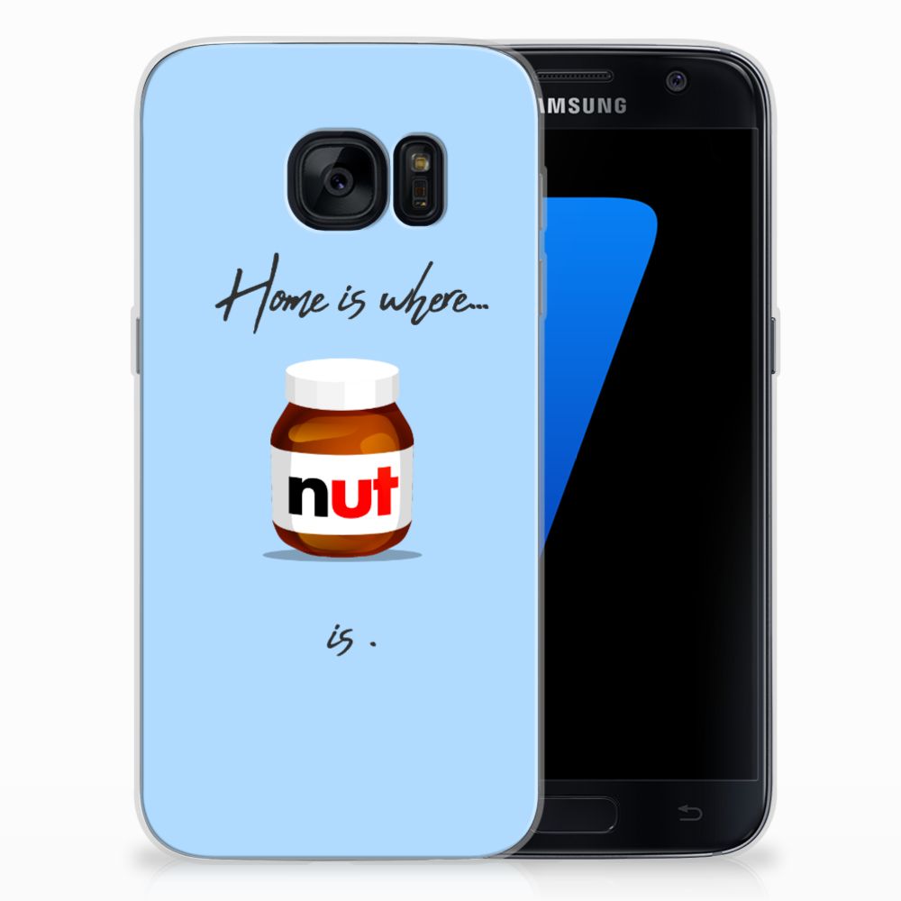 Samsung Galaxy S7 Siliconen Case Nut Home