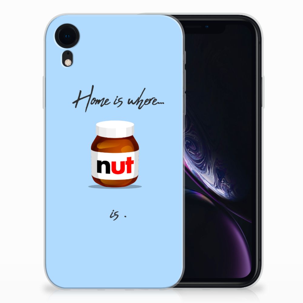 Apple iPhone Xr Siliconen Case Nut Home