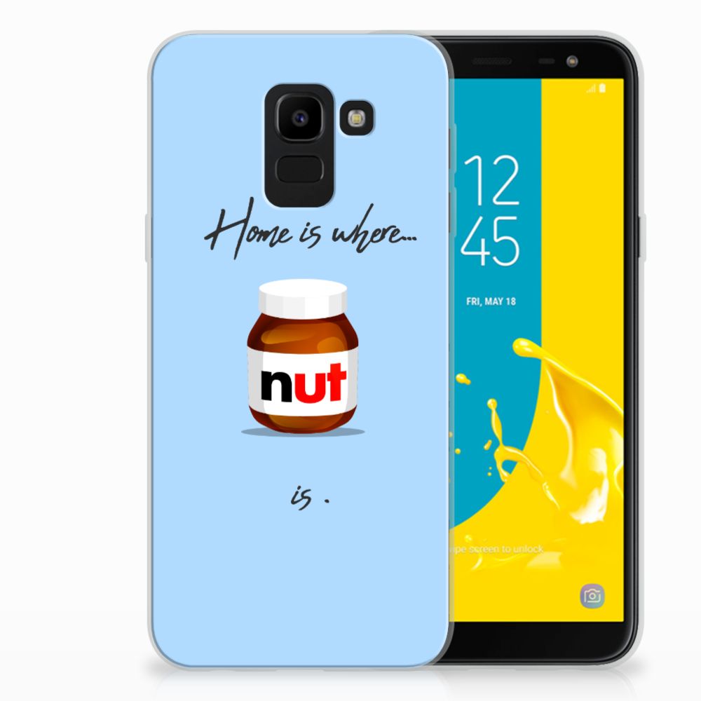 Samsung Galaxy J6 2018 Siliconen Case Nut Home