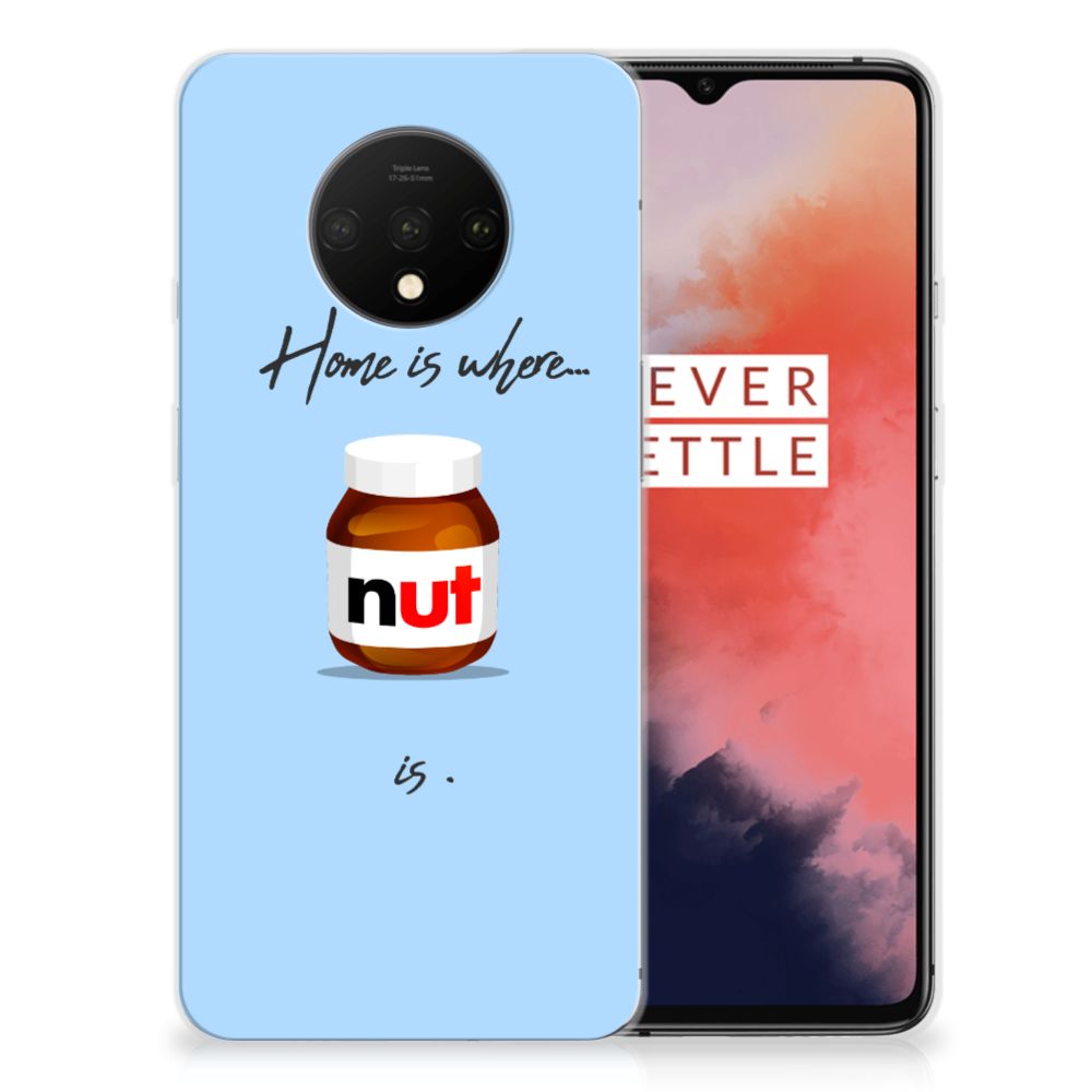 OnePlus 7T Siliconen Case Nut Home