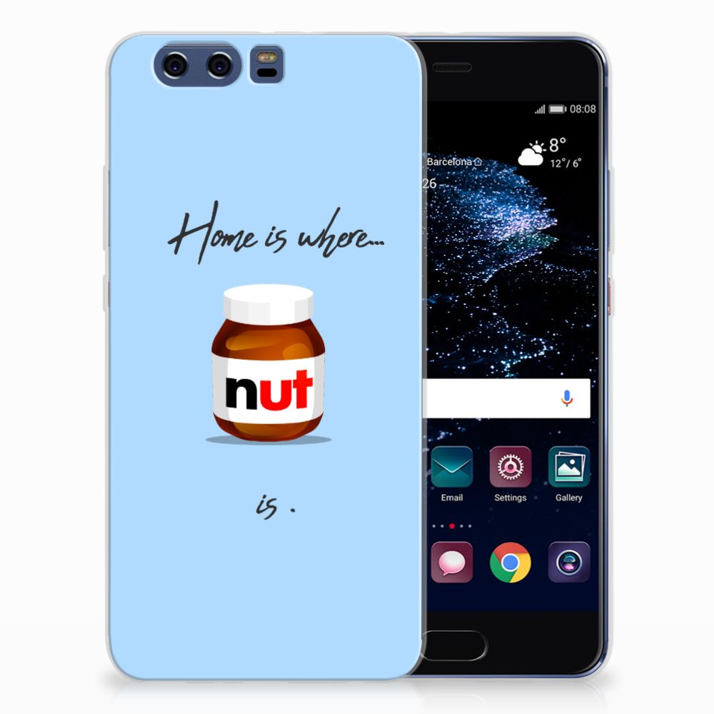 Huawei P10 Plus Siliconen Case Nut Home