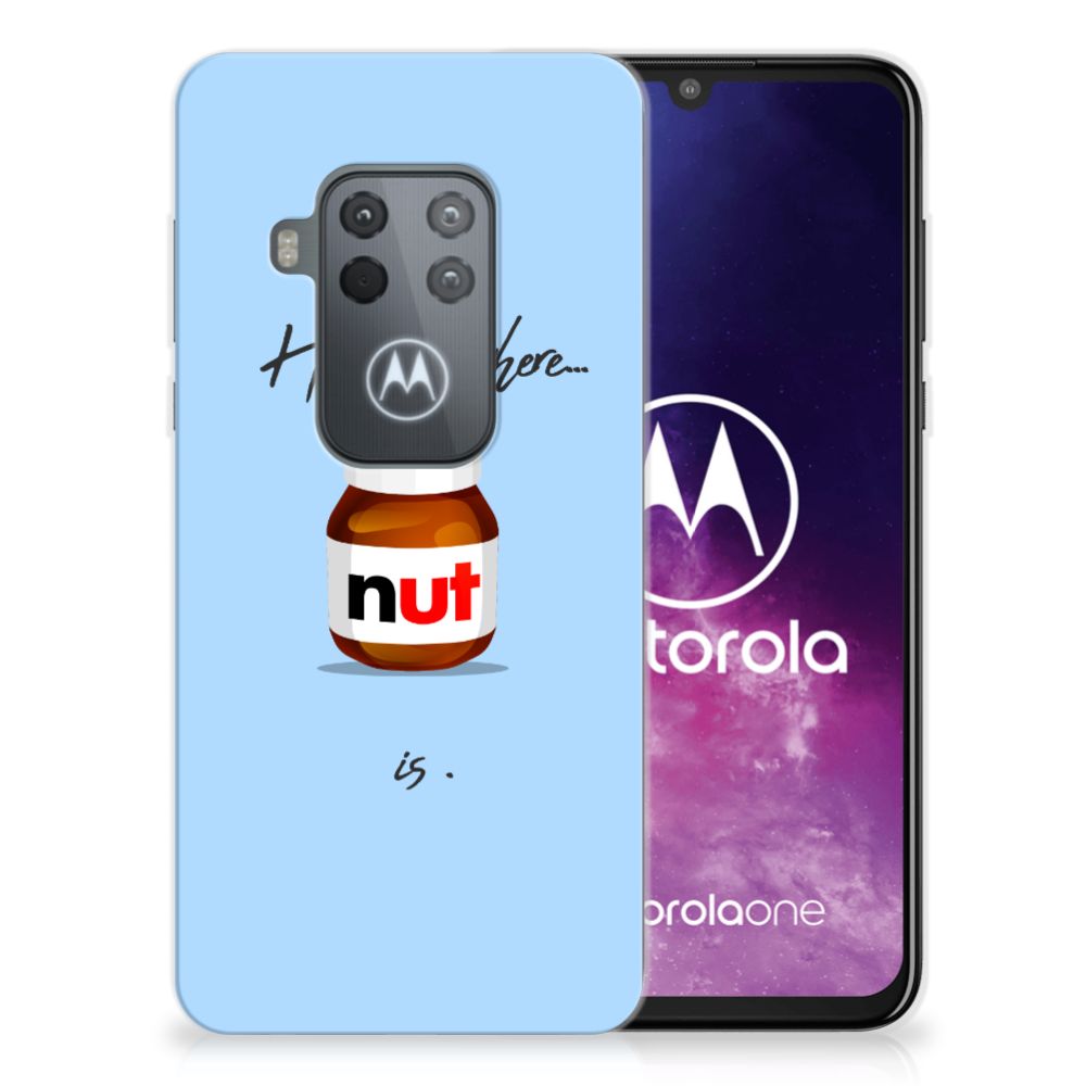 Motorola One Zoom Siliconen Case Nut Home