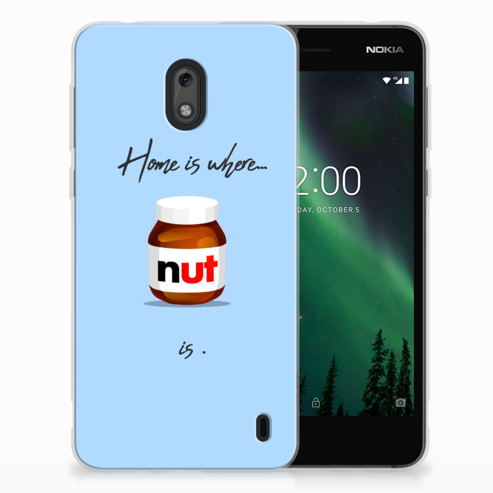 Nokia 2 Siliconen Case Nut Home