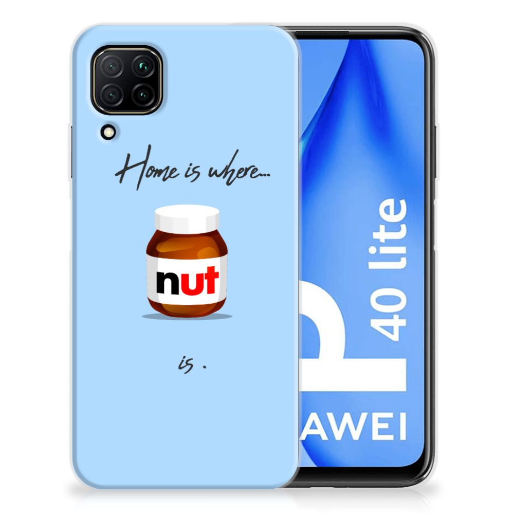 Huawei P40 Lite Siliconen Case Nut Home