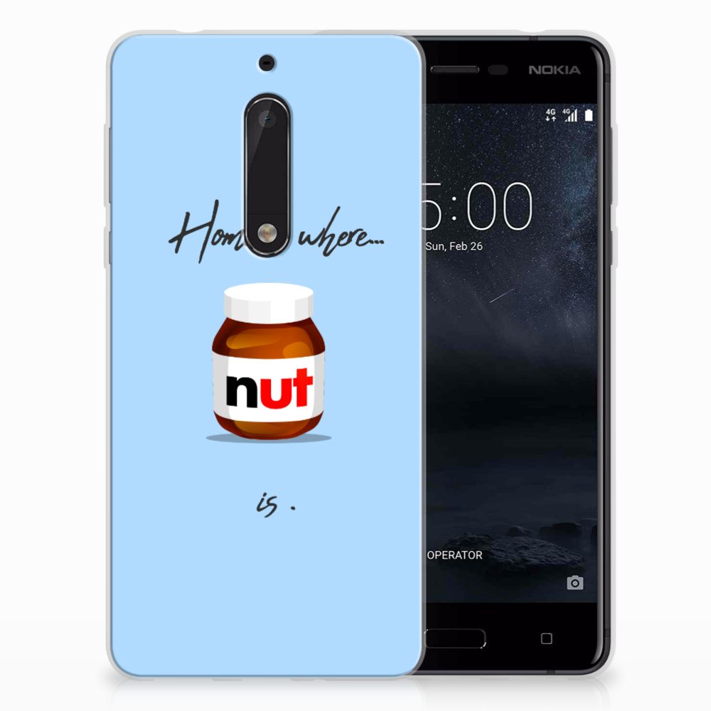 Nokia 5 Siliconen Case Nut Home