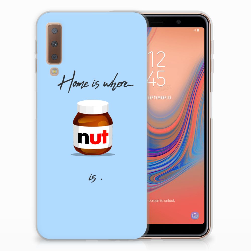 Samsung Galaxy A7 (2018) Siliconen Case Nut Home