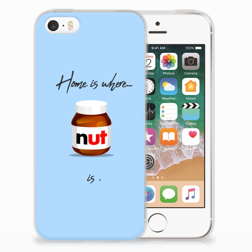 Apple iPhone SE | 5S Siliconen Case Nut Home