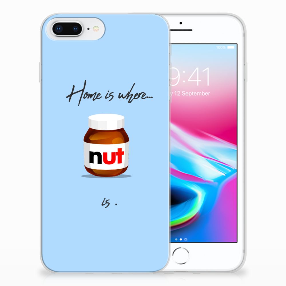 Apple iPhone 7 Plus | 8 Plus Siliconen Case Nut Home