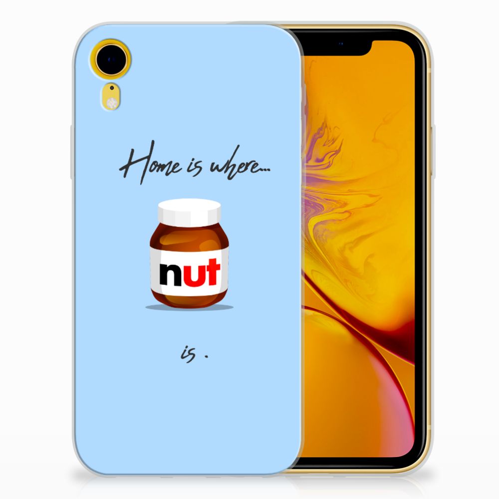 Apple iPhone Xr Siliconen Case Nut Home