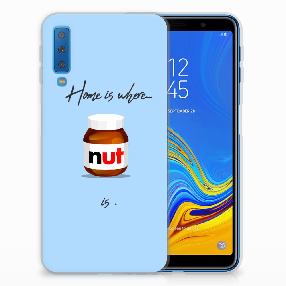 Samsung Galaxy A7 (2018) Siliconen Case Nut Home