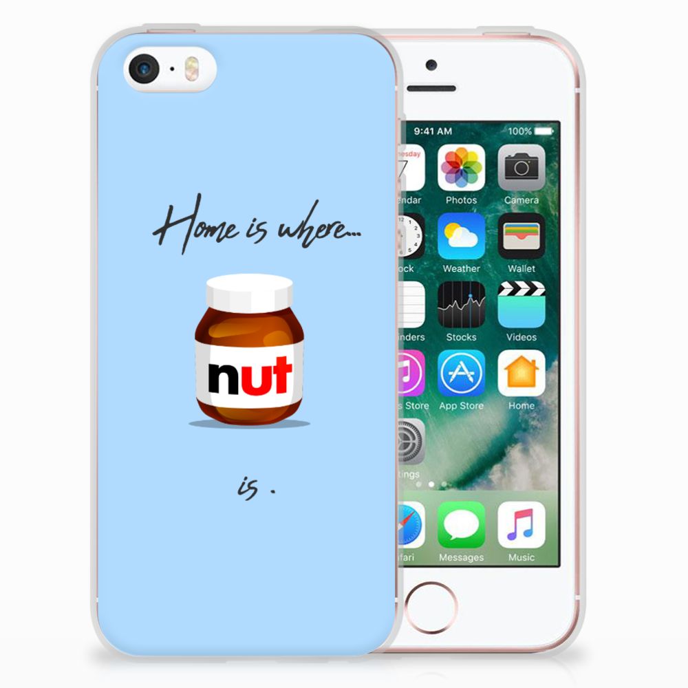 Apple iPhone SE | 5S Siliconen Case Nut Home