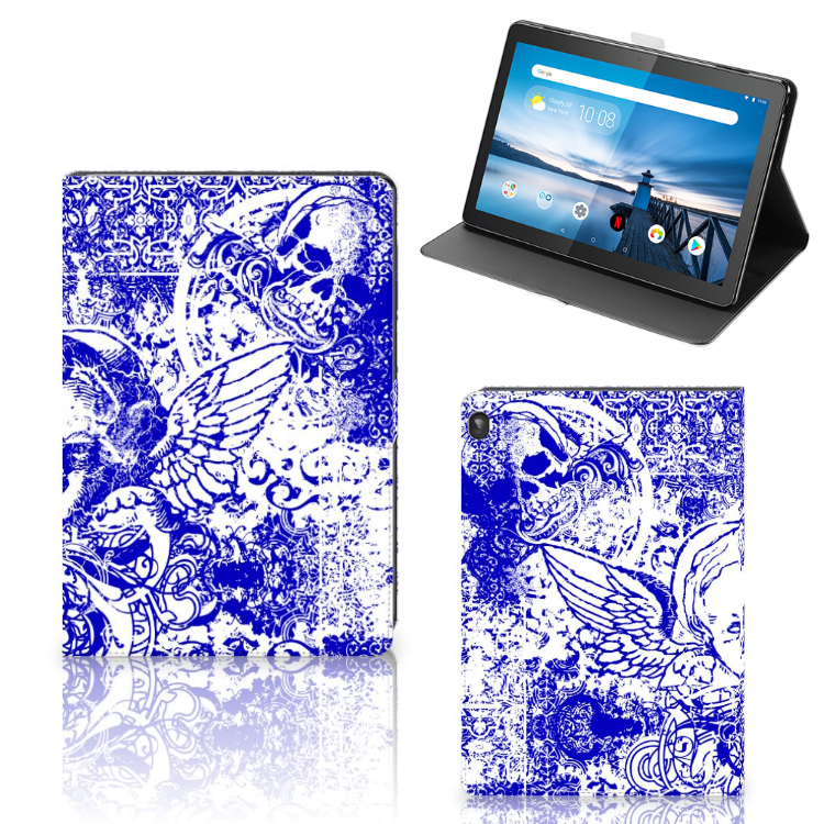 Tablettasje Lenovo Tablet M10 Angel Skull Blauw