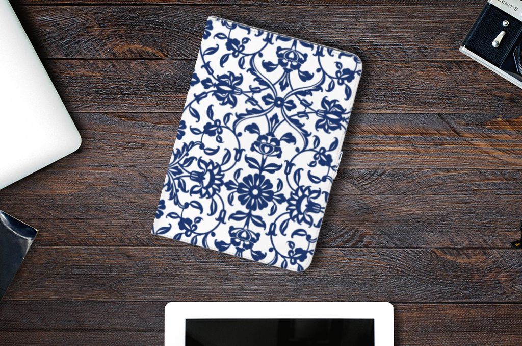 iPad Pro 11 2020/2021/2022 Tablet Cover Flower Blue