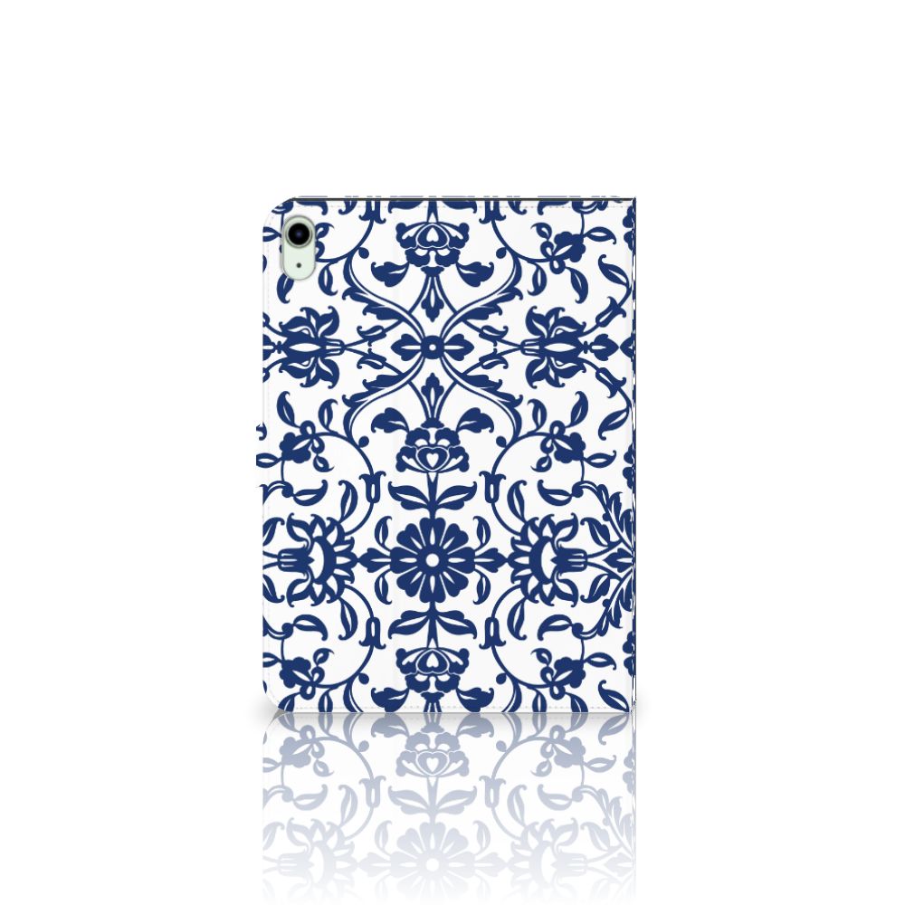 iPad Air (2020-2022) 10.9 inch Tablet Cover Flower Blue