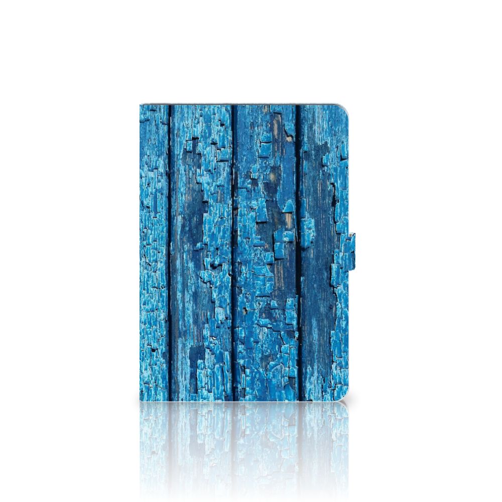 Lenovo Tab E10 Tablet Book Cover Wood Blue