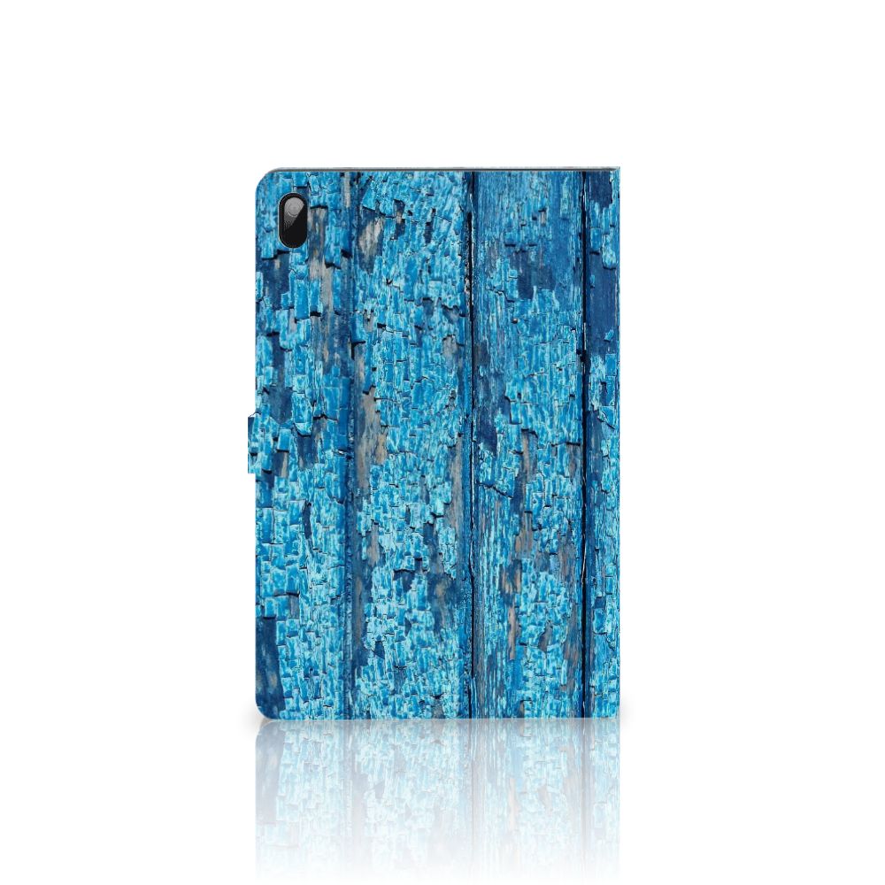 Samsung Galaxy Tab S7 FE | S7+ | S8+ Tablet Book Cover Wood Blue
