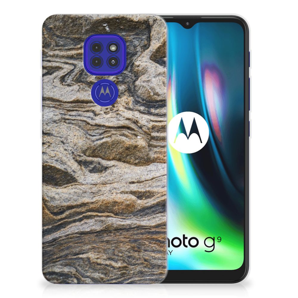 Motorola Moto G9 Play | E7 Plus TPU Siliconen Hoesje Steen