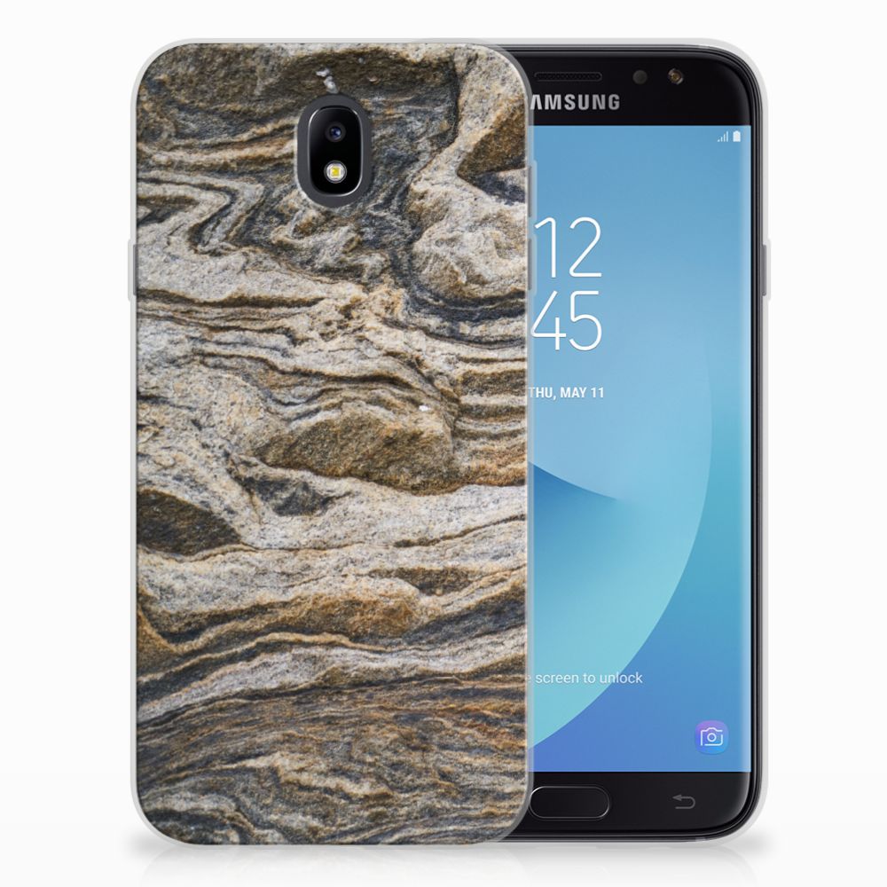 Samsung Galaxy J7 2017 | J7 Pro TPU Siliconen Hoesje Steen