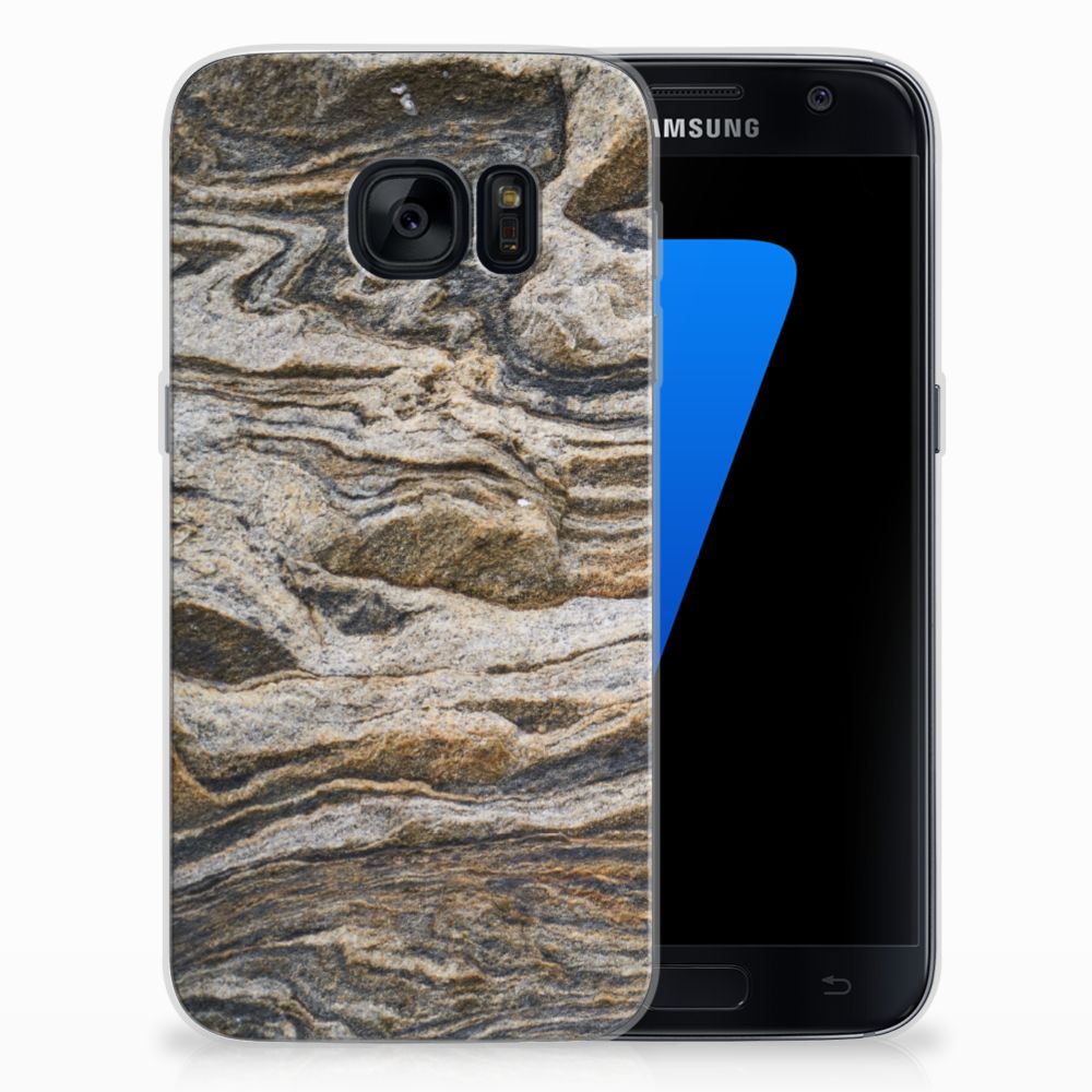 Samsung Galaxy S7 TPU Siliconen Hoesje Steen